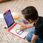 Osmo - Little Genius Starter Kit for Fire Tablet + Early Math Adventure - Valentine Toy/Gift - 6 Educational Games-Counting, Shapes & Phonics-STEM Gifts-Ages 3 4 5(Osmo Fire Tablet Base Included)