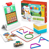 Osmo - Little Genius Starter Kit for iPad - 4 Hands-On Learning Games - Ages 3-5 - Problem Solving, Phonics & Creativity (iPad Base Included),Multicolor