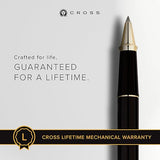 ROLLERBALL PEN-TOWNSEND BLK LACQUER CROSS