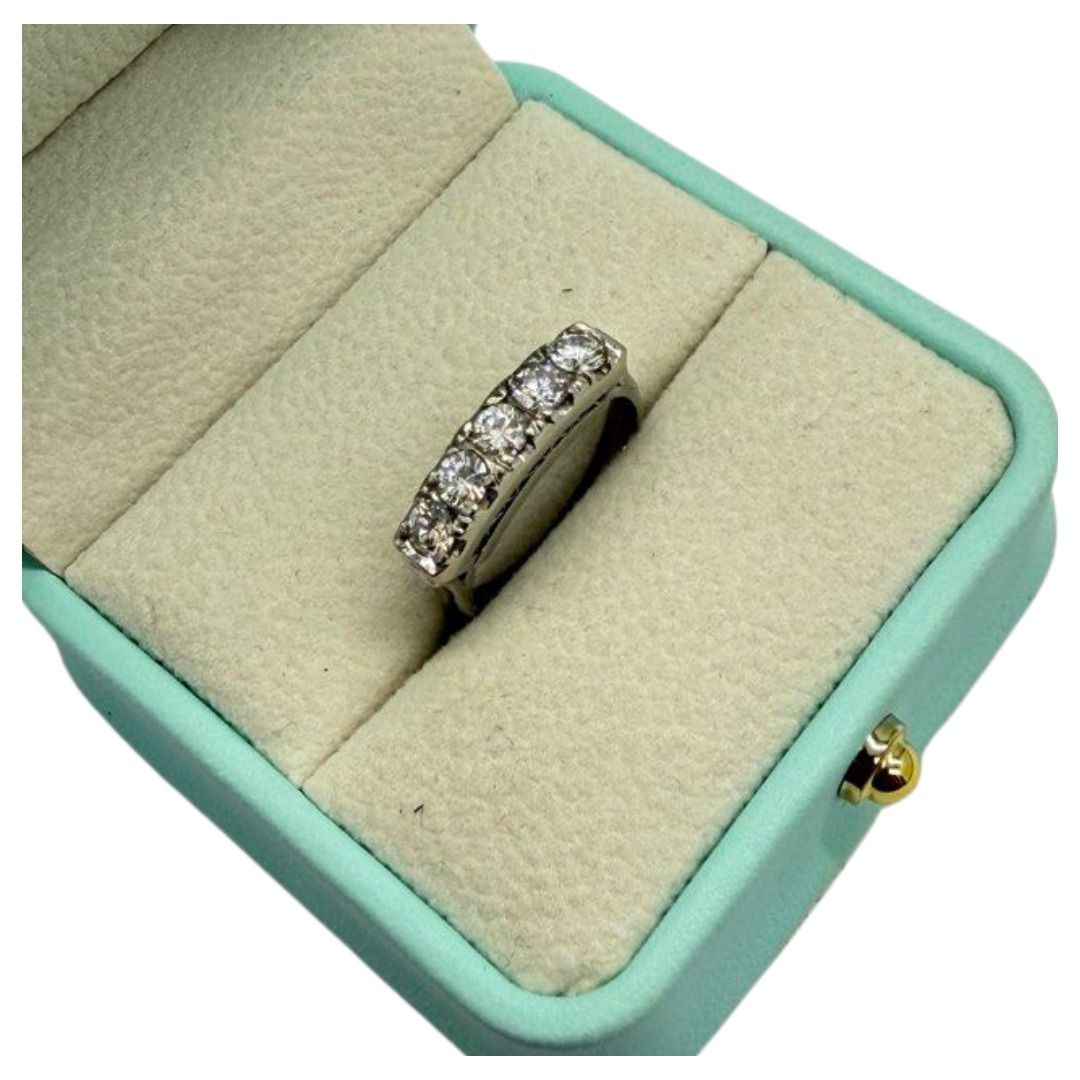 Palladium Natural Diamond Ring Main image