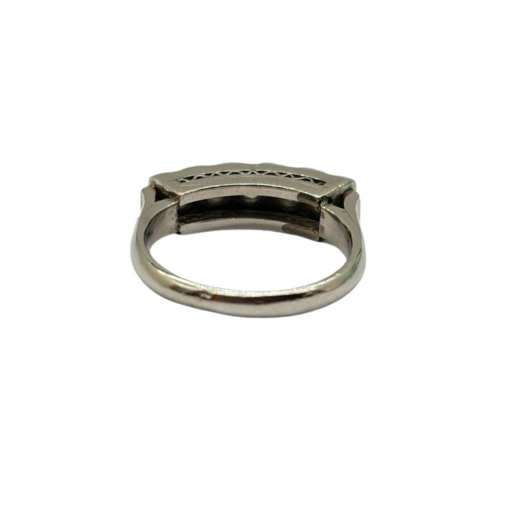 Palladium Natural Diamond Ring