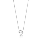 Tiffany & Co. Sterling 925 Silver Paloma Picasso Loving Heart Necklace