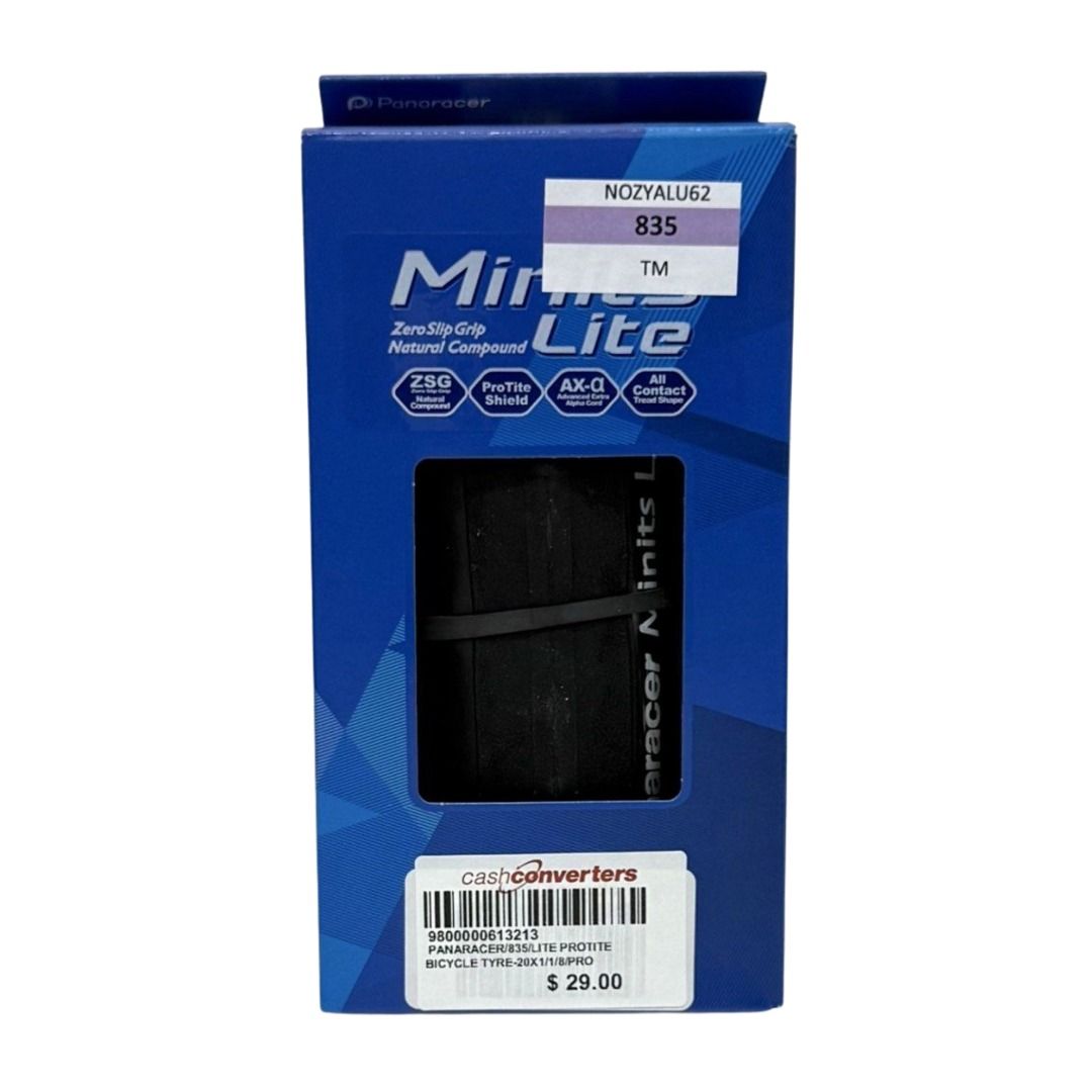 Panaracer PRC02104 Minits Lite ProTite Tyre, 20 x 1-1/8, Black