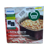 Philips Airfryer XXL Baking Master Kit for Philips Airfryer XXL models, Baking Pan and Silicone Muffin Cups, Dishwasher Safe Parts for Easy Cleaning and Storage, NutriU App, Black (HD9952/01)