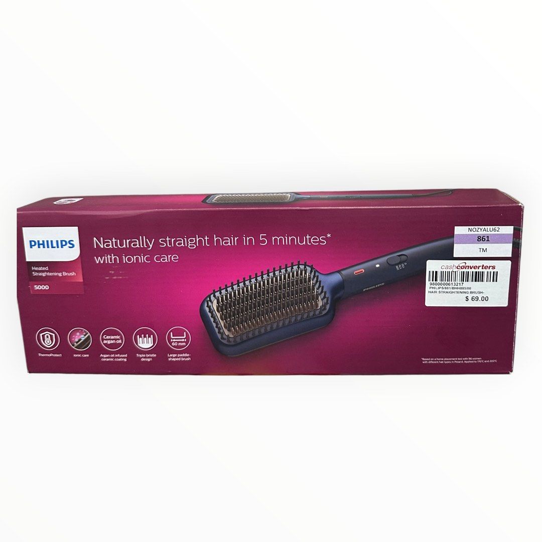 Philips BHH885/00 Heated Straightening Brush