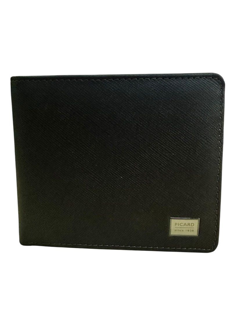Picard Black Leather Wallet