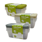 3-Piece 1100ml Rectangular Storage Container Set
