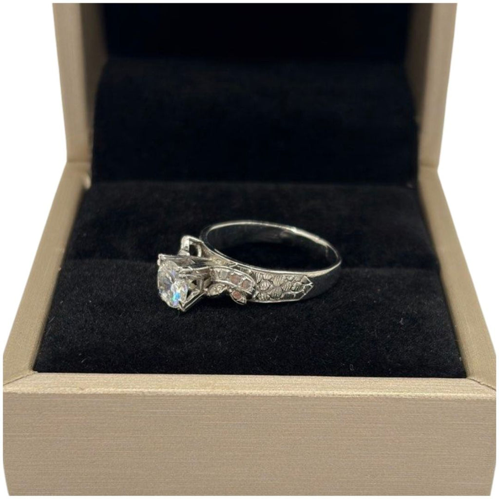 Platinum Natural Diamond Ring
