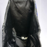 Prada Blue and Black Sequin Tote Bag