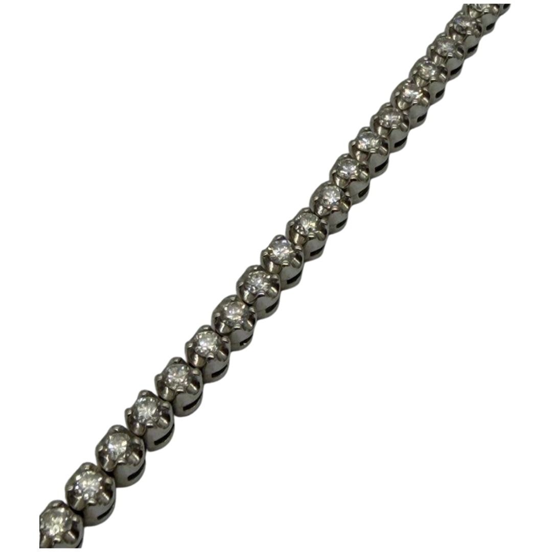 PT850 Natural Diamond Tennis Bracelet
