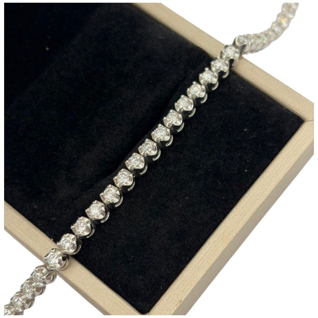 PT850 Natural Diamond Tennis Bracelet Main image
