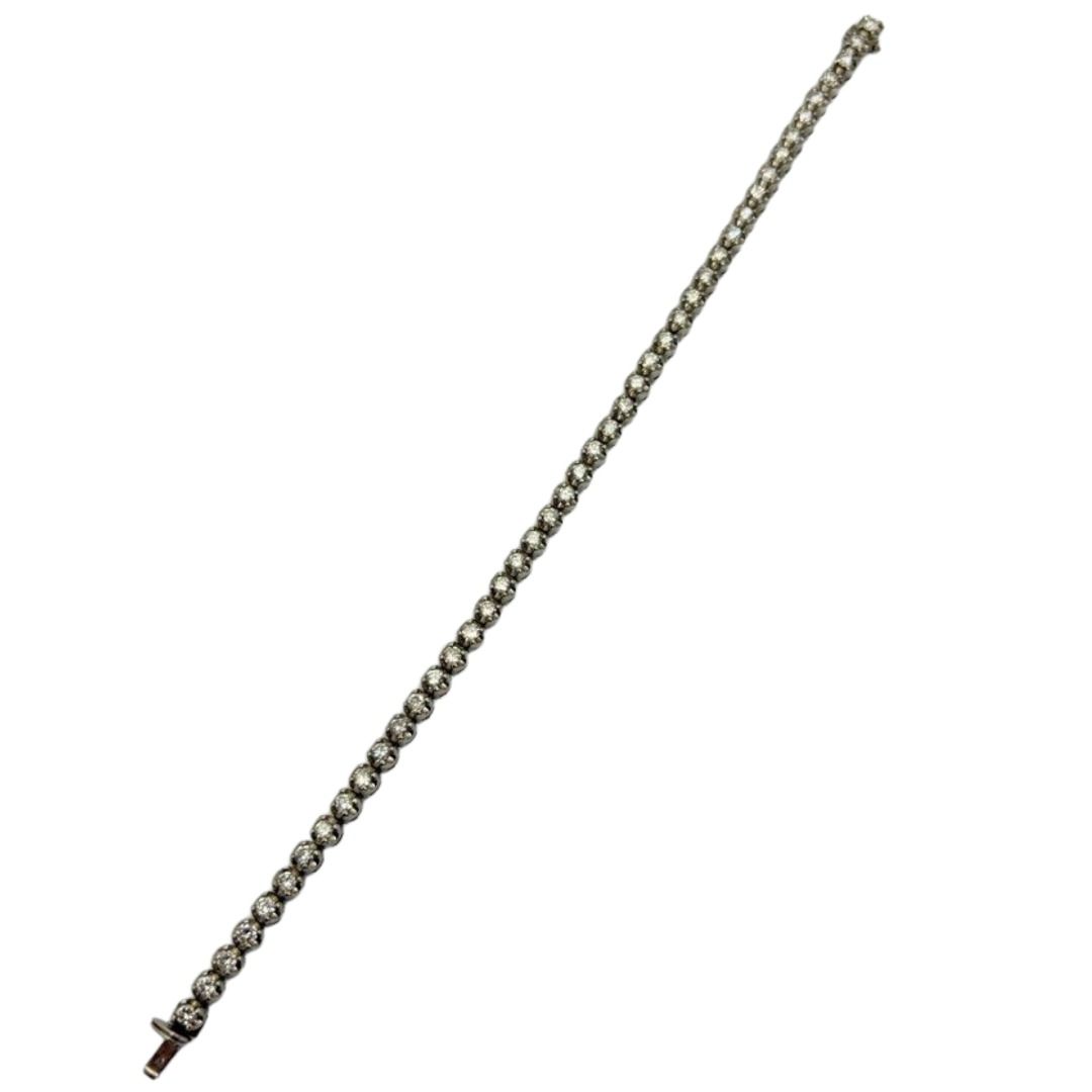 PT850 Natural Diamond Tennis Bracelet