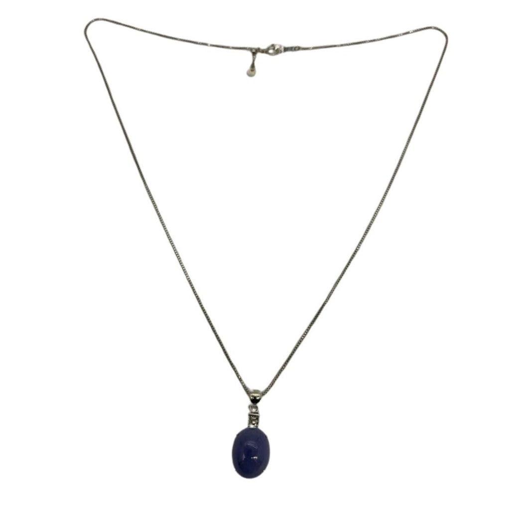 PT900/850 Natural Lavender Jadeite (Type-A) & Diamond Necklace