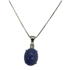 PT900/850 Natural Lavender Jadeite (Type-A) & Diamond Necklace