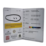 Natural Black South Sea Pearl Necklace & Earring Set (9.72 - 11.01mm)