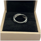 PT900 Natural Diamond Ladies Ring