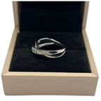 PT900 Natural Diamond Ladies Ring