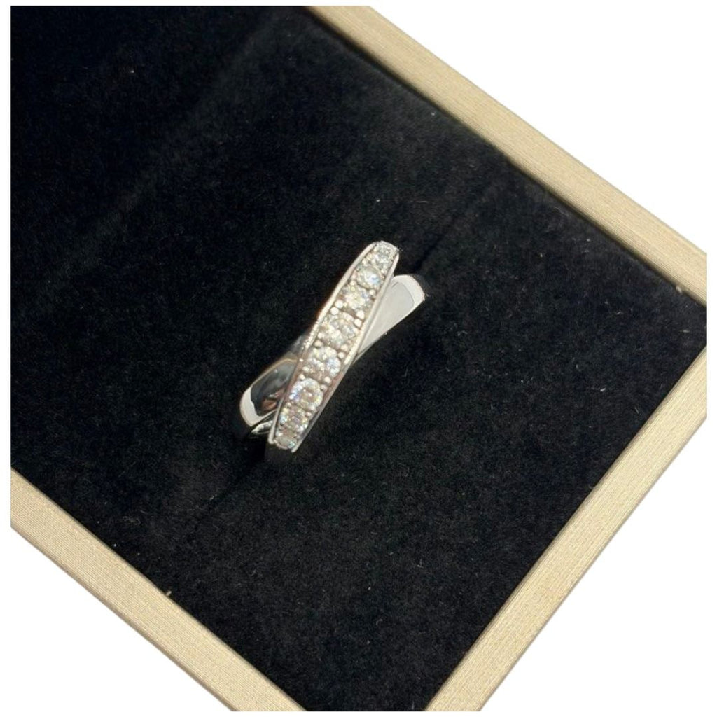 PT900 Natural Diamond Ladies Ring