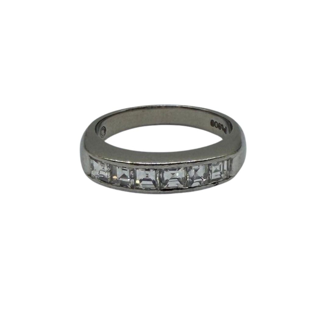 PT900 Natural Diamond Ring