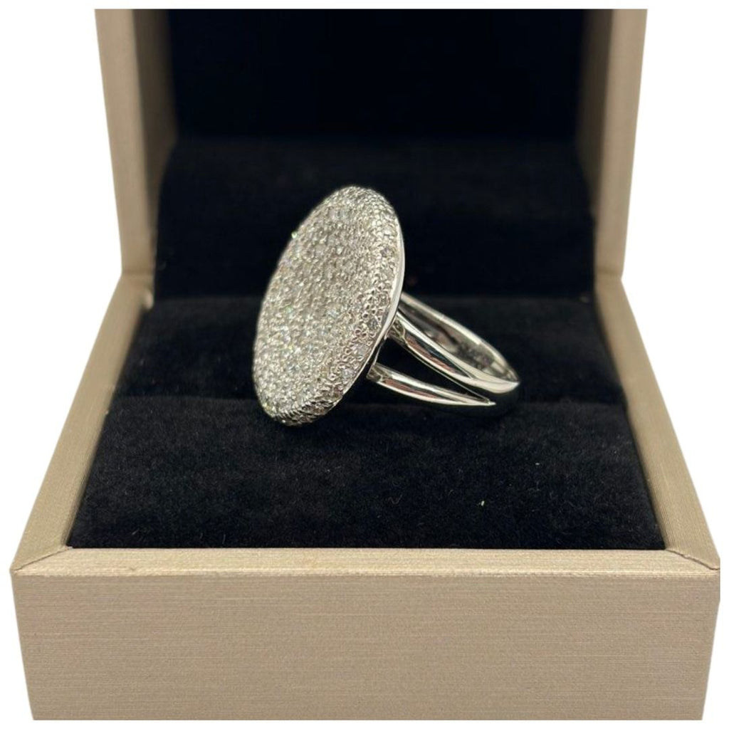 PT900 Natural Diamond Ring