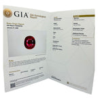 PT900 Un-Heat Natural Ruby & Diamond Ring (GIA Cert)