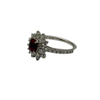 PT900 Un-Heat Natural Ruby & Diamond Ring (GIA Cert)