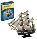 CUBIC FUN Puzzle HMS Beagle 3D
