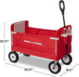 Radio Flyer AllTerrain 3in1 EZ Folding Wagon For kids And Cargo Red