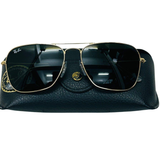 SUNGLASS-RAY BAN/MN/GOLD/BLK RAY BAN RB3136
