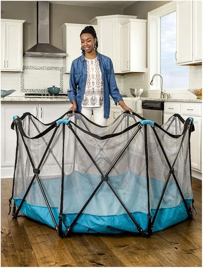 Regalo My Play, 8 Panel Portable Play Yard Teal Main image