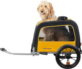 Retrospec Rover Hauler Pet Bike Trailer - Bike Carrier for Small to Medium Dogs - Folding Frame with 16