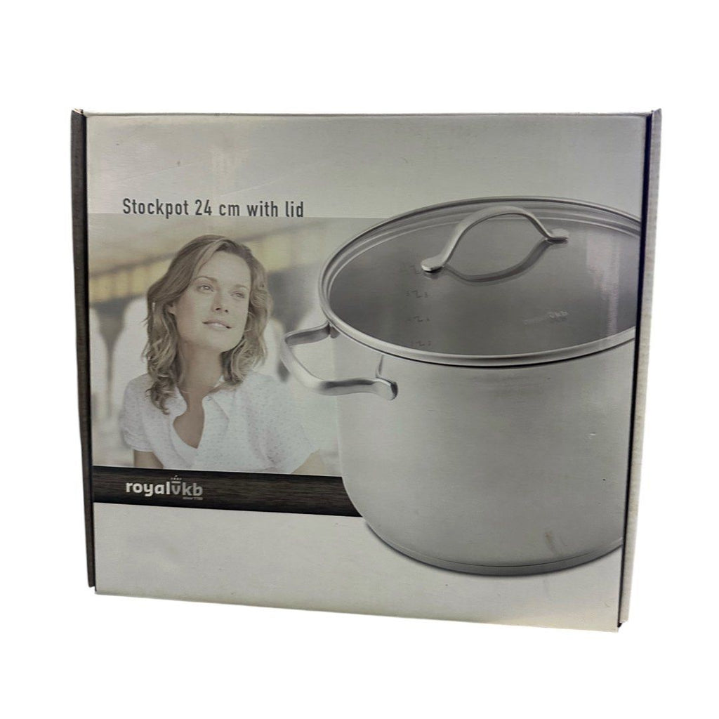 Royalvkb 24cm Stockpot with Glass Lid