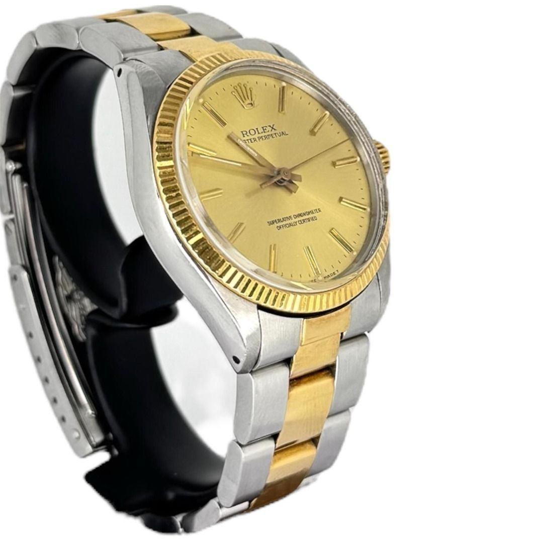 Rolex 1005 Vintage Half Gold 34mm Automatic Watch