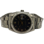 Rolex 6694 Oysterdate Precision Manual Winding 34mm Black Dial Watch