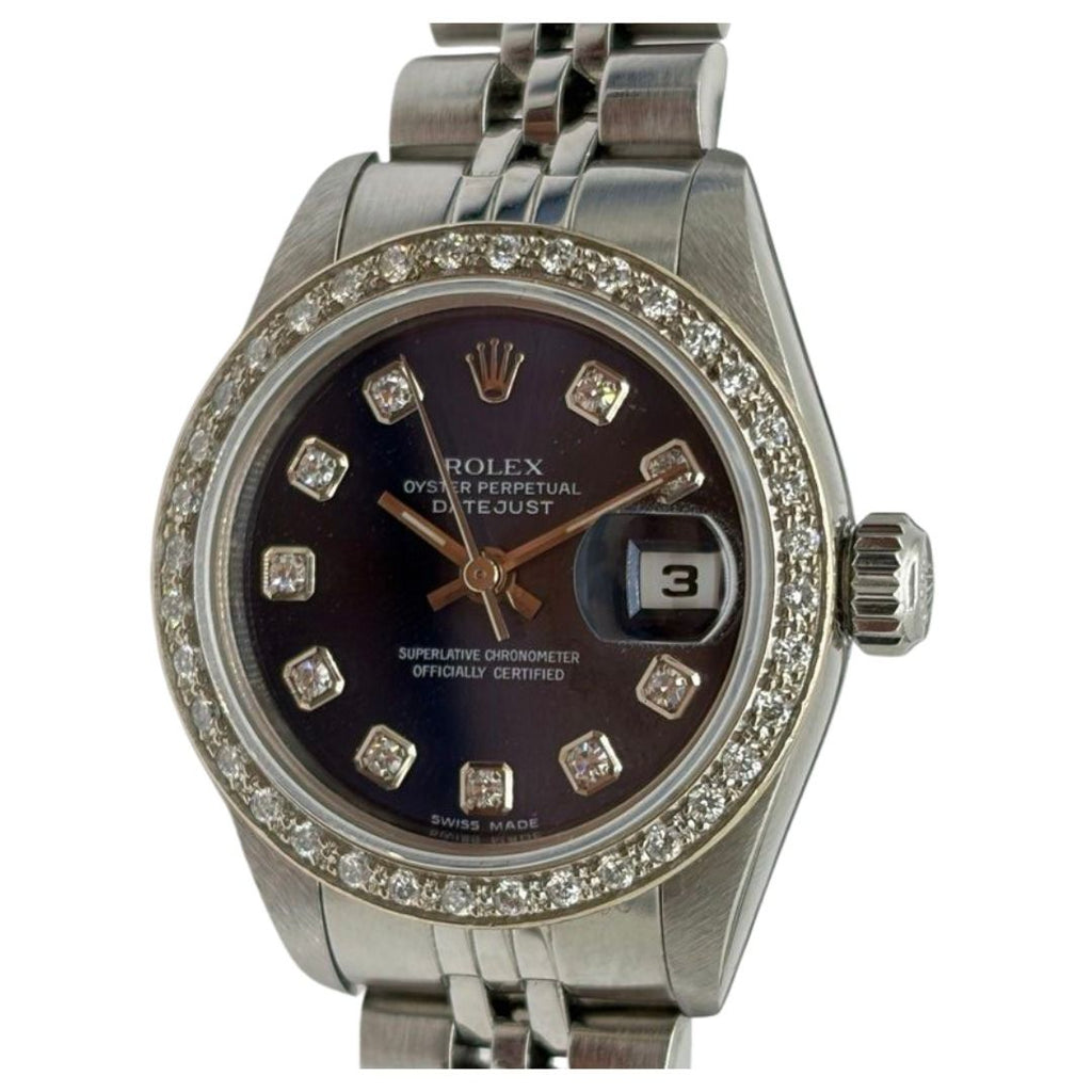 Rolex Datejust 69174 26mm Blue Diamond Dial/Bezel Automatic Watch