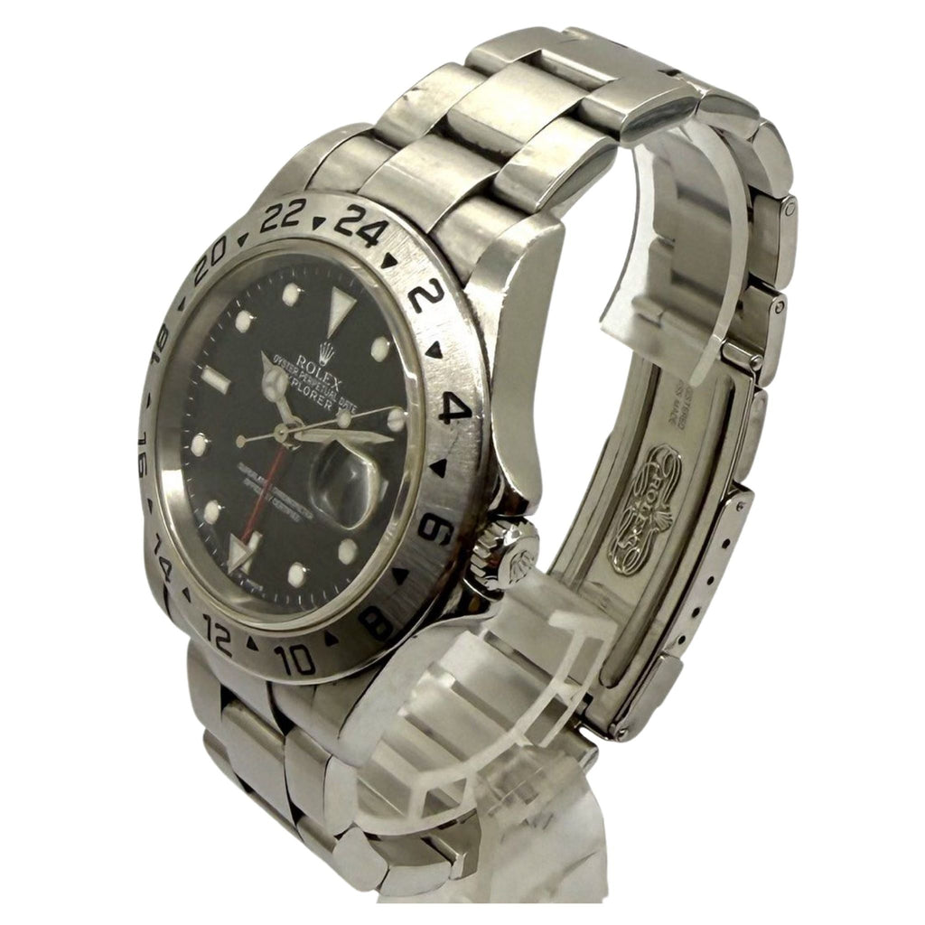 Rolex Explorer II 16570 40mm Black Dial Automatic Watch