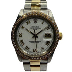Rolex Oyster Perpetual 1505 34mm Automatic Half Gold Watch
