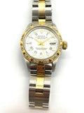 Rolex Oyster Perpetual 26mm Half Gold Automatic Watch 6917-3