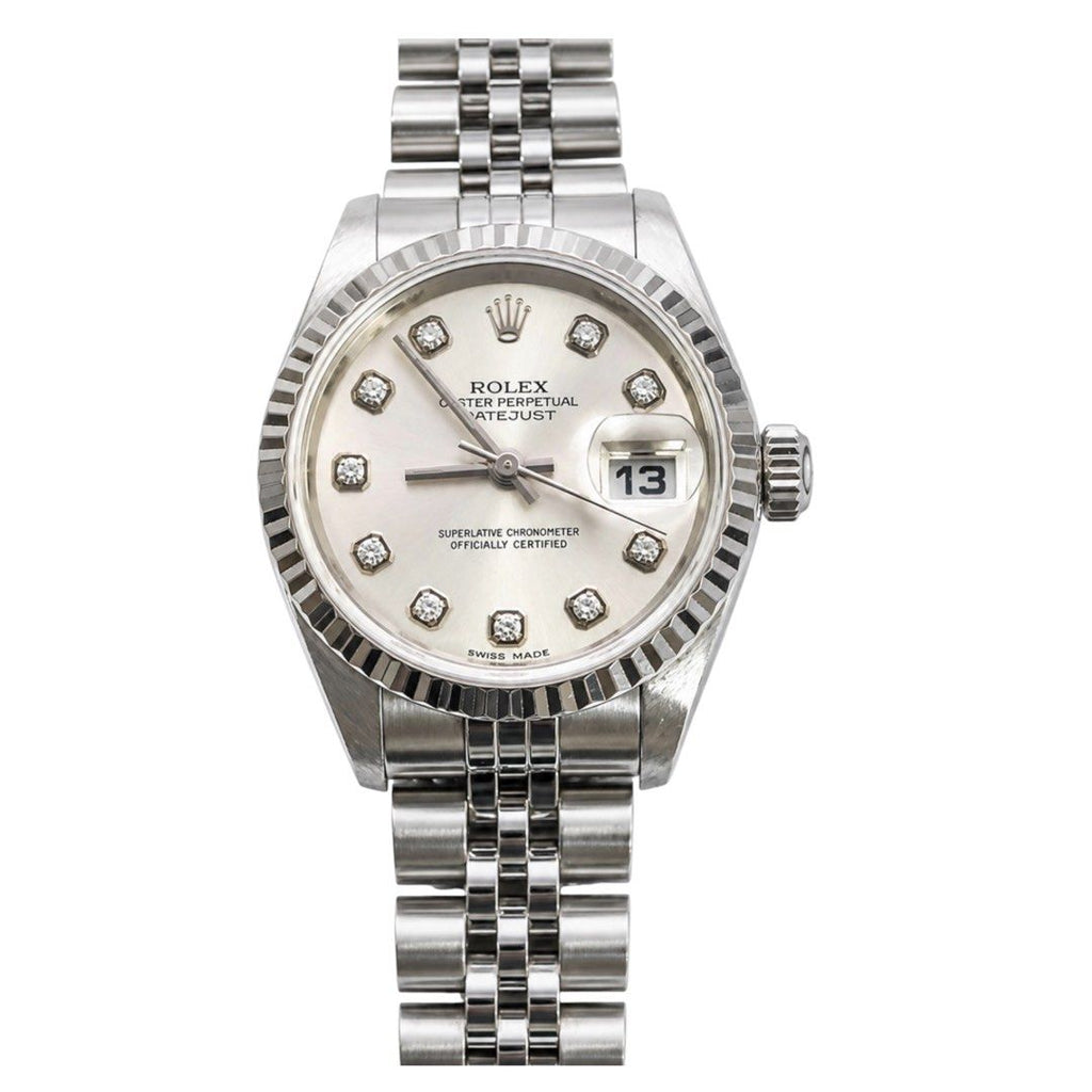 Rolex Oyster Perpetual Datejust 26mm 79174 Automatic Watch  – 10Pt Diamond Dial