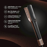 Stryv AirSleek Wet to Dry Hair Straightener & Dryer 2 in 1, 3 Styling Modes, Smart Temp Control