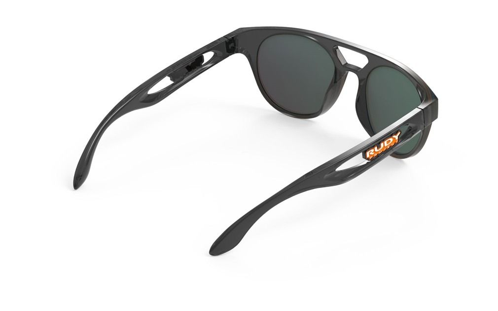 Rudy Project Lifestyle Sunglasses, Fiftyone Crystal Graphite MLS Orange SP514095