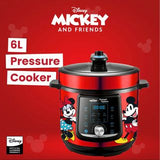 Russell Taylors x Disney Mickey And Friends Pressure Cooker with Stainless Steel Pot (6L) D2-MK
