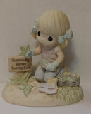 Precious Moments CC890001 Sow Much To Do, Collector’s Club Figurine