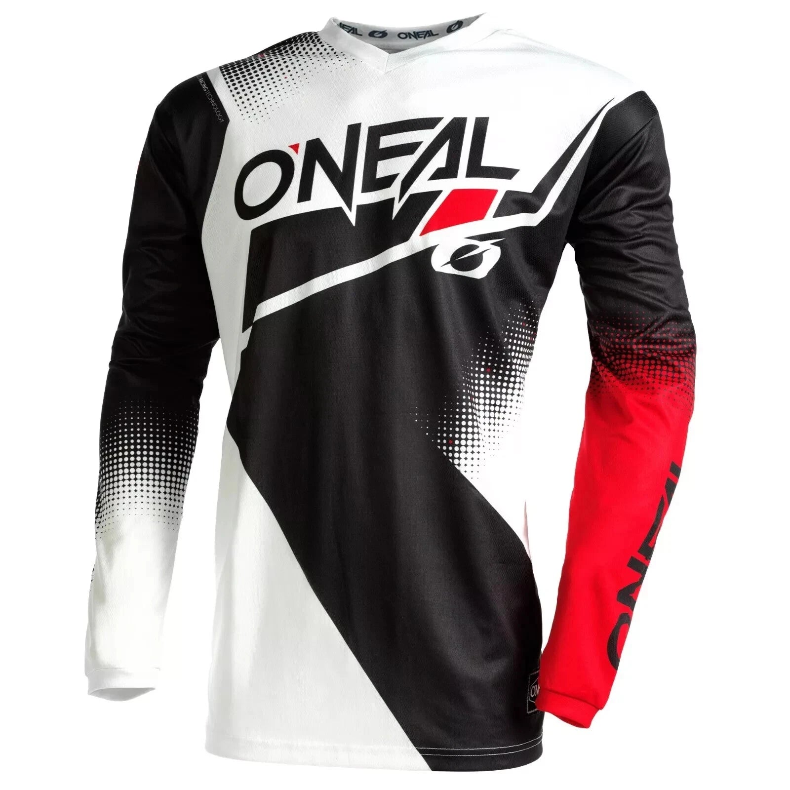 O'NEAL Men's O'neal Element Jersey Jersey , Black/White/Red, 4XL Main image
