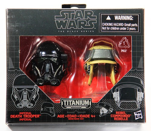 Star Wars Black Series Titanium HELMETS #06 Death Trooper Rebel Commando Main image