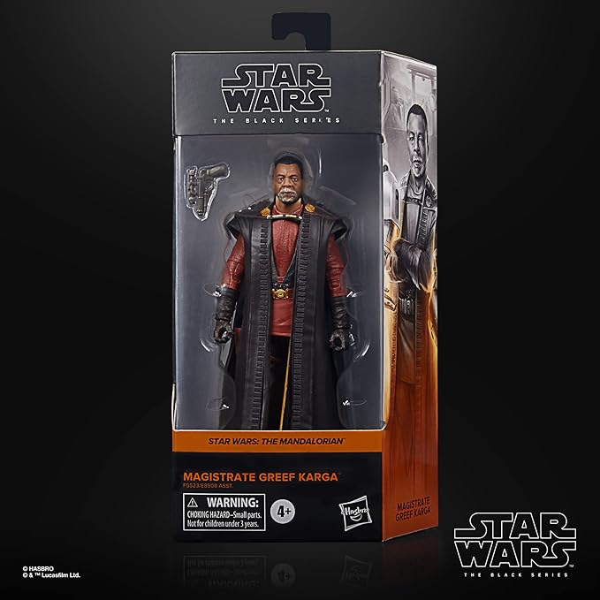 Star Wars The Black Series Magistrate Greef Karga Toy 6-Inch-Scale The Mandalorian Collectible Action Figure Toys for Kids Ages 4 and Up, Multicolor (F5523) Main image