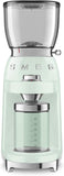 Smeg CGF01PGUK Coffee Grinder, Pastel Green
