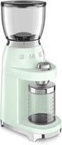 Smeg CGF01PGUK Coffee Grinder, Pastel Green