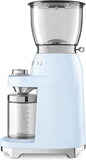 Smeg CGF01PBUK Coffee Grinder, Pastel Blue