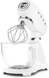 Smeg 50’s Retro Style Aesthetic Stand Mixer SMF13 (White)
